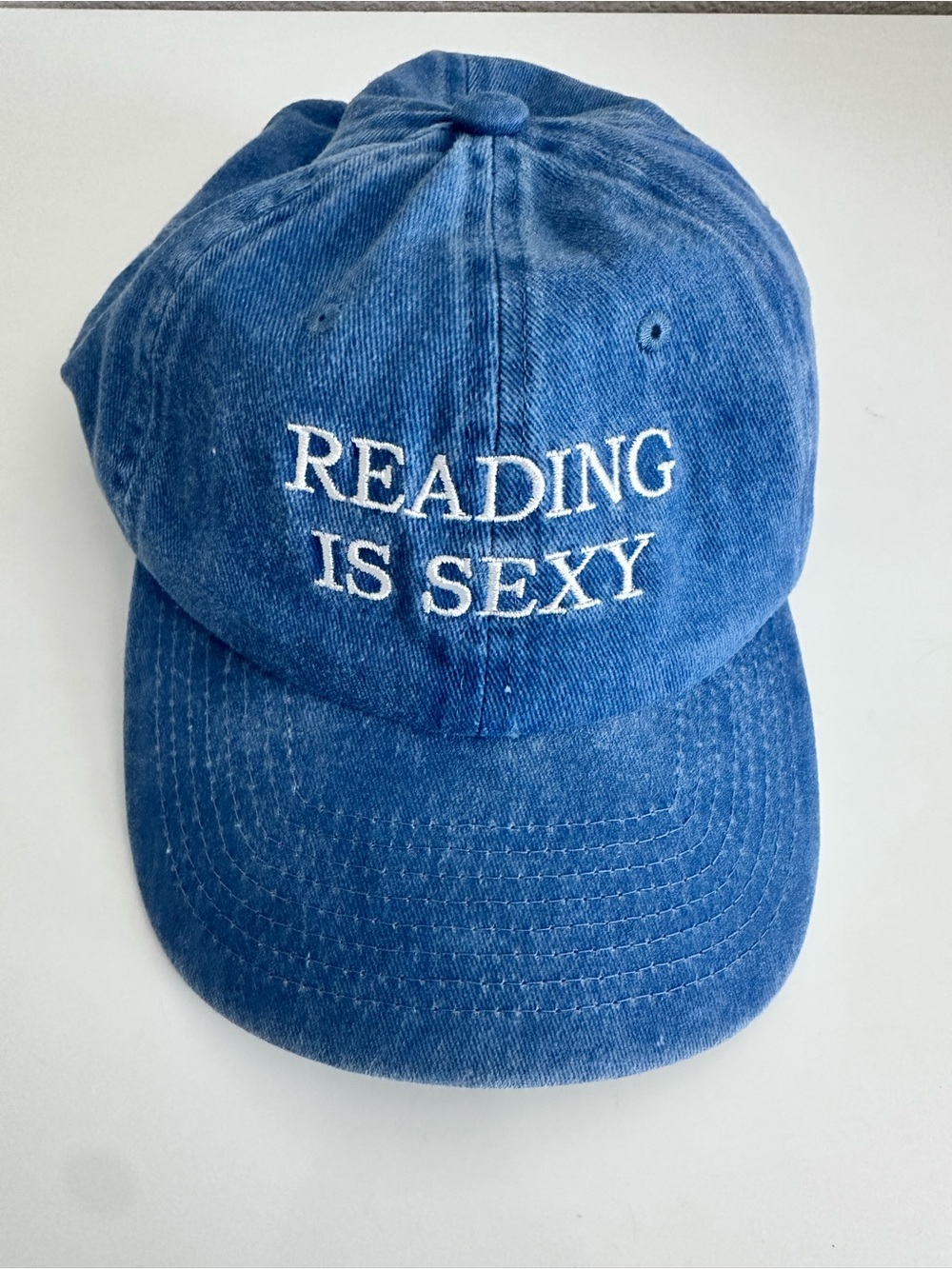 Reading Is Sexy Blue Denim Baseball Hat